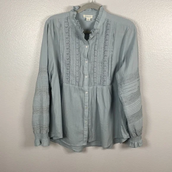 Sundance Light Blue Button Down Shirt - Picture 2 of 12
